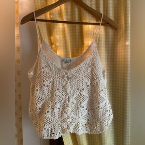 Shabby Chic Crochet Tank